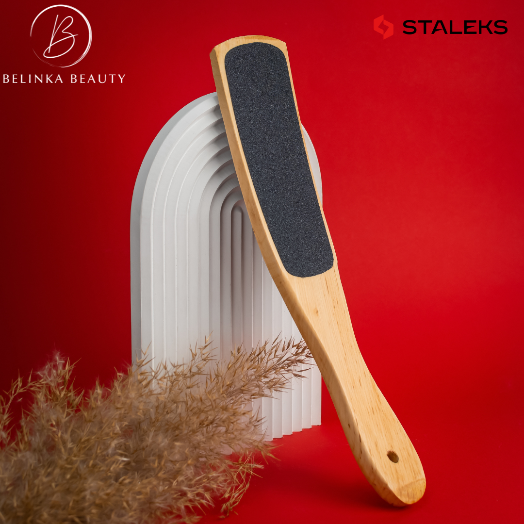 Staleks Fußfeile aus Holz 100/180 BEAUTY & CARE ABC 10/2